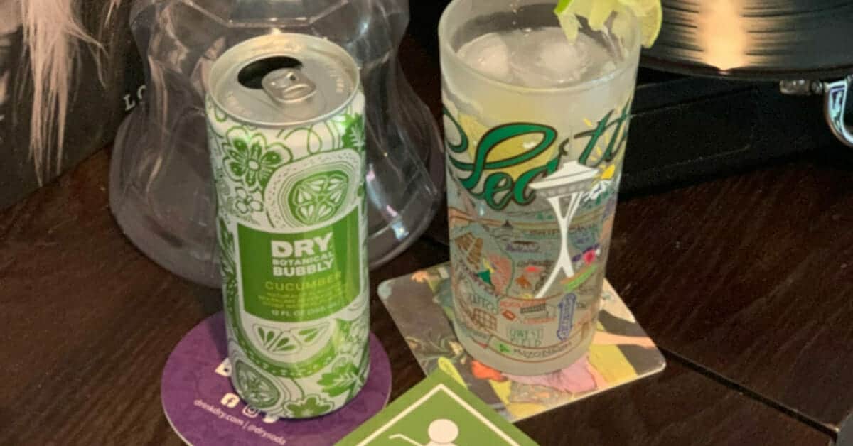 Happy Every Hour Dry Soda DRY ZERO PROOF COOL AS A CUCUMBER insta story