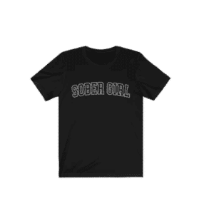 SOBER GIRL VARSITY TEE