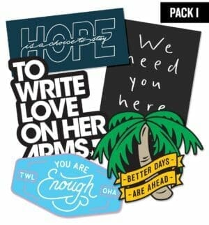 TWLOHA Sticker Pack