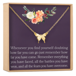 Recovery Butterfly Necklace
