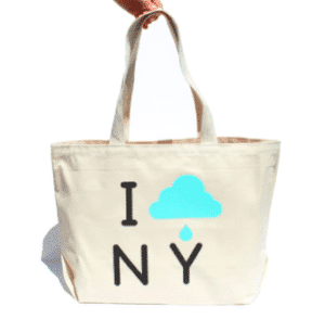I CLOUD NY Oversized Canvas Tote