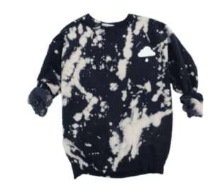 Limited Edition Splatter-Dyed Crew Neck