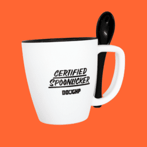 “CERTIFIED SPOONLICKER” MUG & SPOON