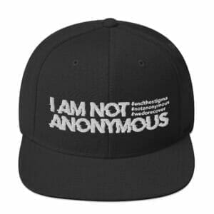 I Am Not Anonymous Snapback Hat