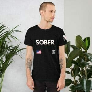 SOBER INTERNATIONAL USA CLASSIC SHORT-SLEEVE UNISEX T-SHIRT