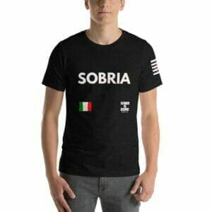SOBER INTERNATIONAL ITALY CLASSIC SHORT-SLEEVE UNISEX T-SHIRT
