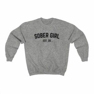 SOBER GIRL SOBER DATE CREWNECK