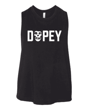 DOPEY / MISFITS WOMENS CROP TOP