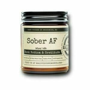Sober AF Candle