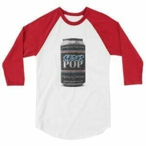 Sober Pop Can Baseball Tee