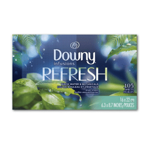Downy Infusions Refresh Birch Water & Botanicals Fabric Softener Sheets