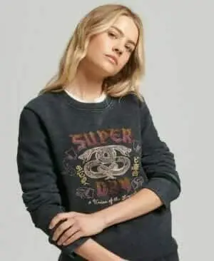Superdry Brand Mark Metal Crew Sweatshirt