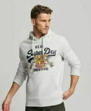 Superdry Vintage Logo Narrative Hoodie