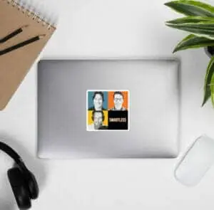 SmartLess Squares Die Cut Sticker