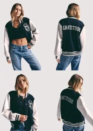 Gratitude Varsity Jacket
