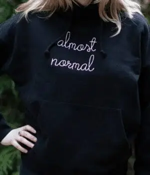 “almost normal” Hoodie