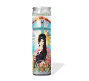 Amy Winehouse Prayer Candle