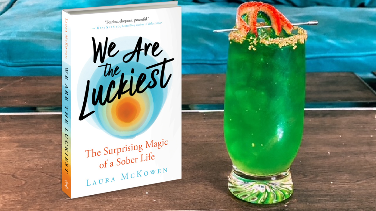 Sober St Patricks Day mocktail