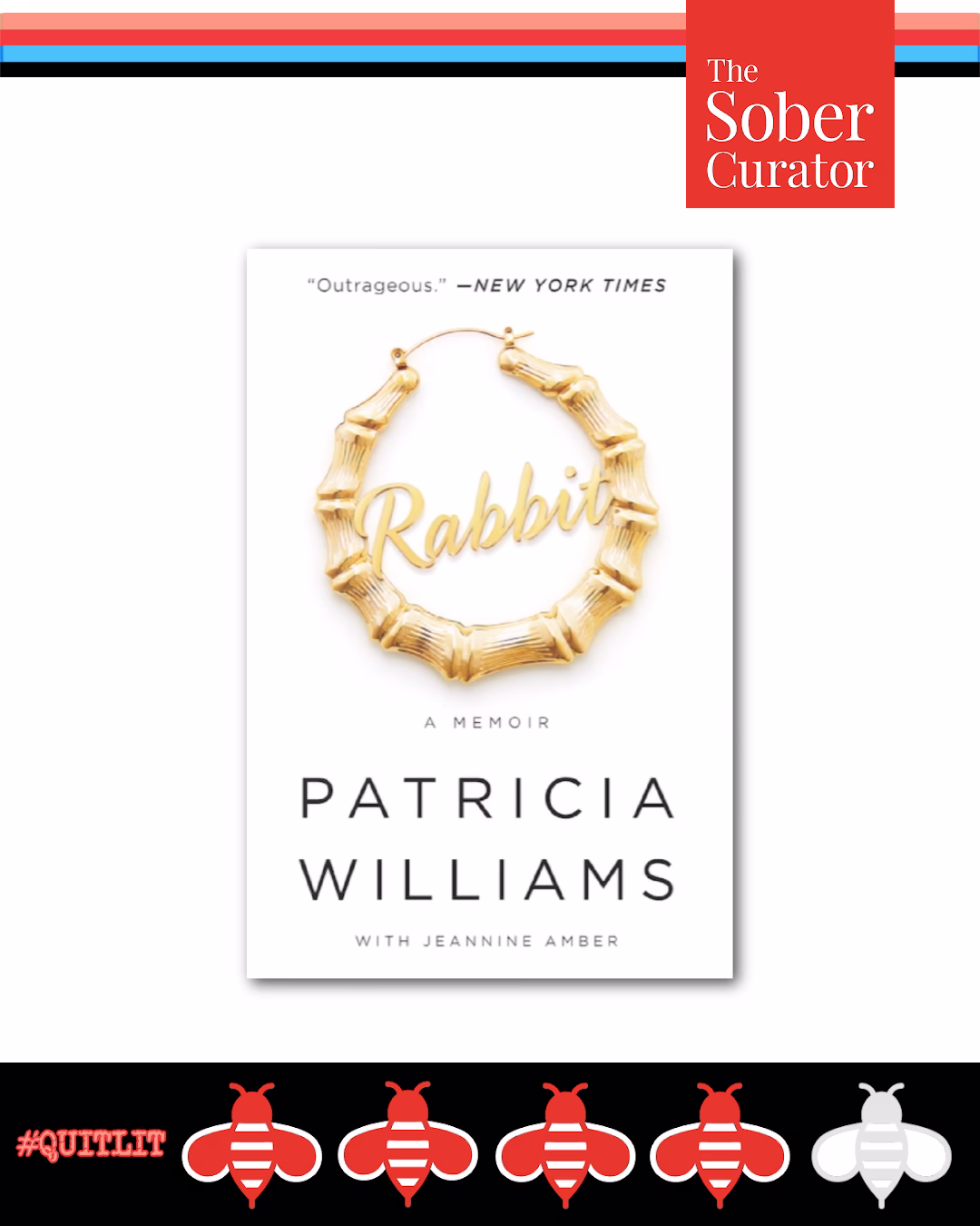 Rabbit a Memoir QUITLIT Book Review Patricia Williams Ms Pat Jeannine Amber