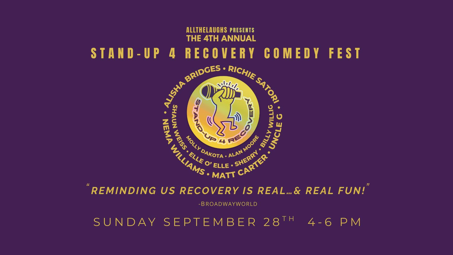 4th Annual Stand-Up for Recovery Comedy Fest – Atlanta