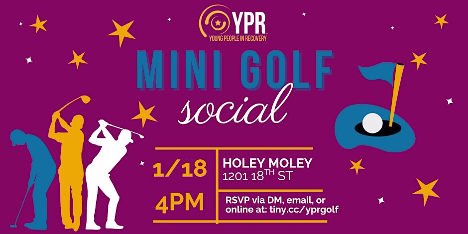 mini golf sober social