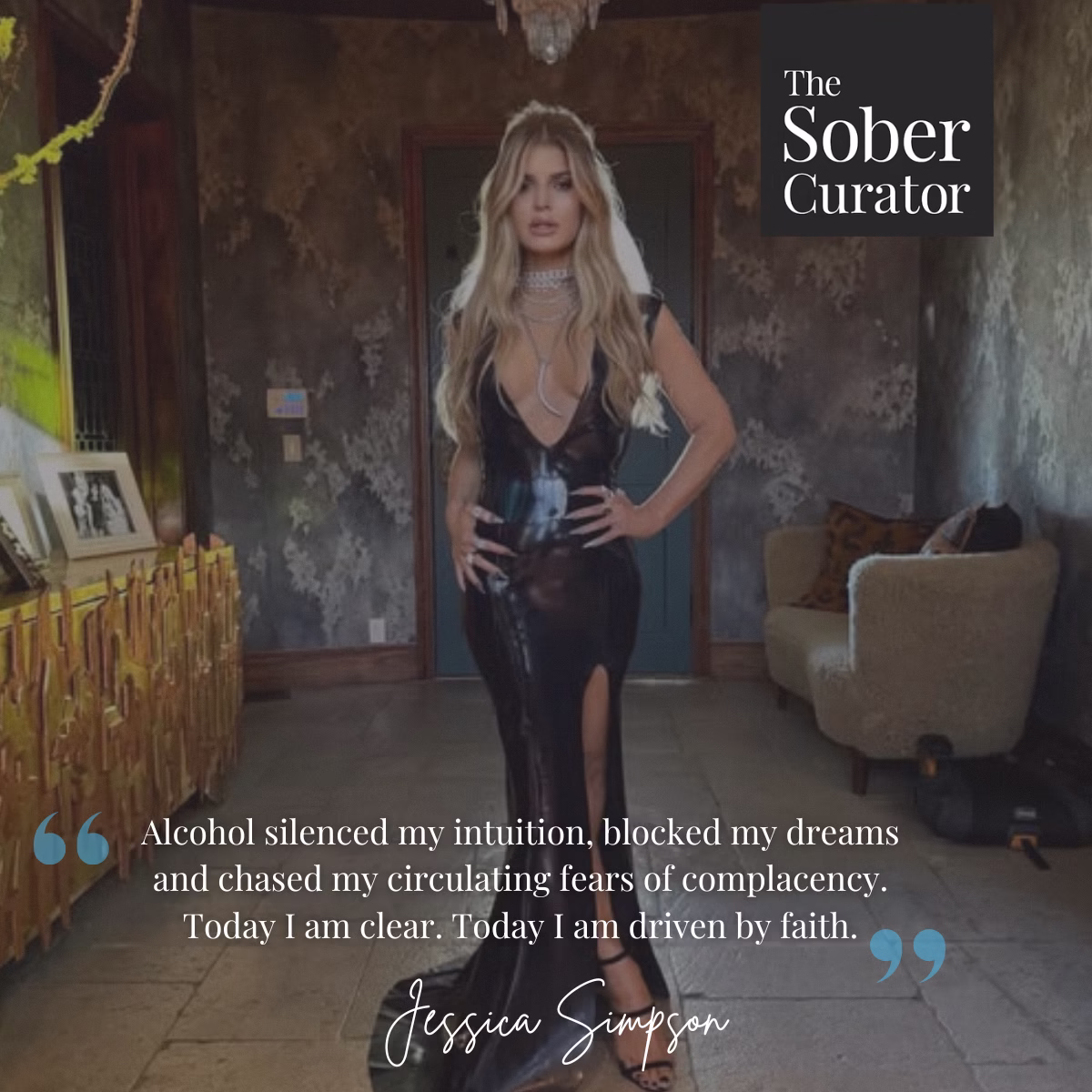 Jessica Simpson Sober