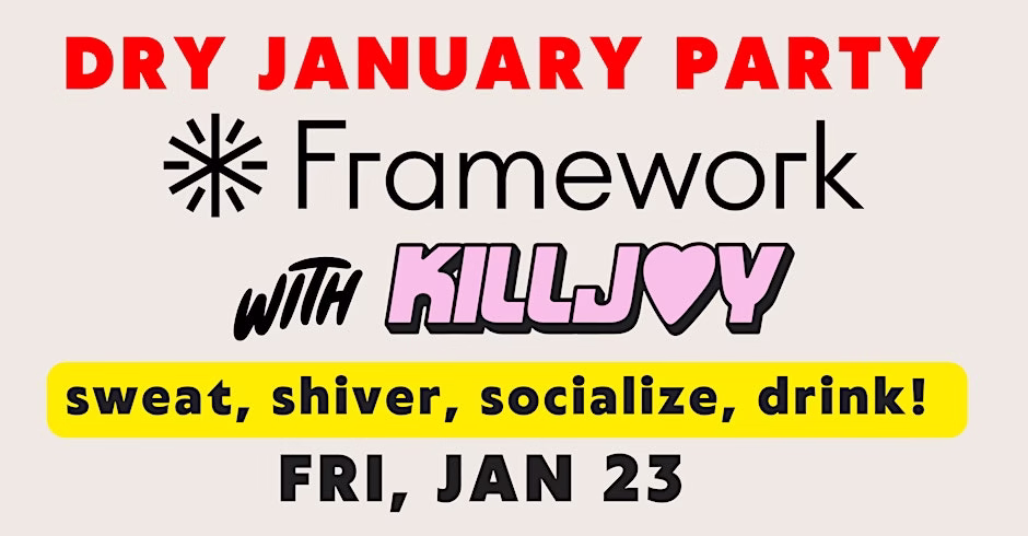 Dry January Part at Killjoy