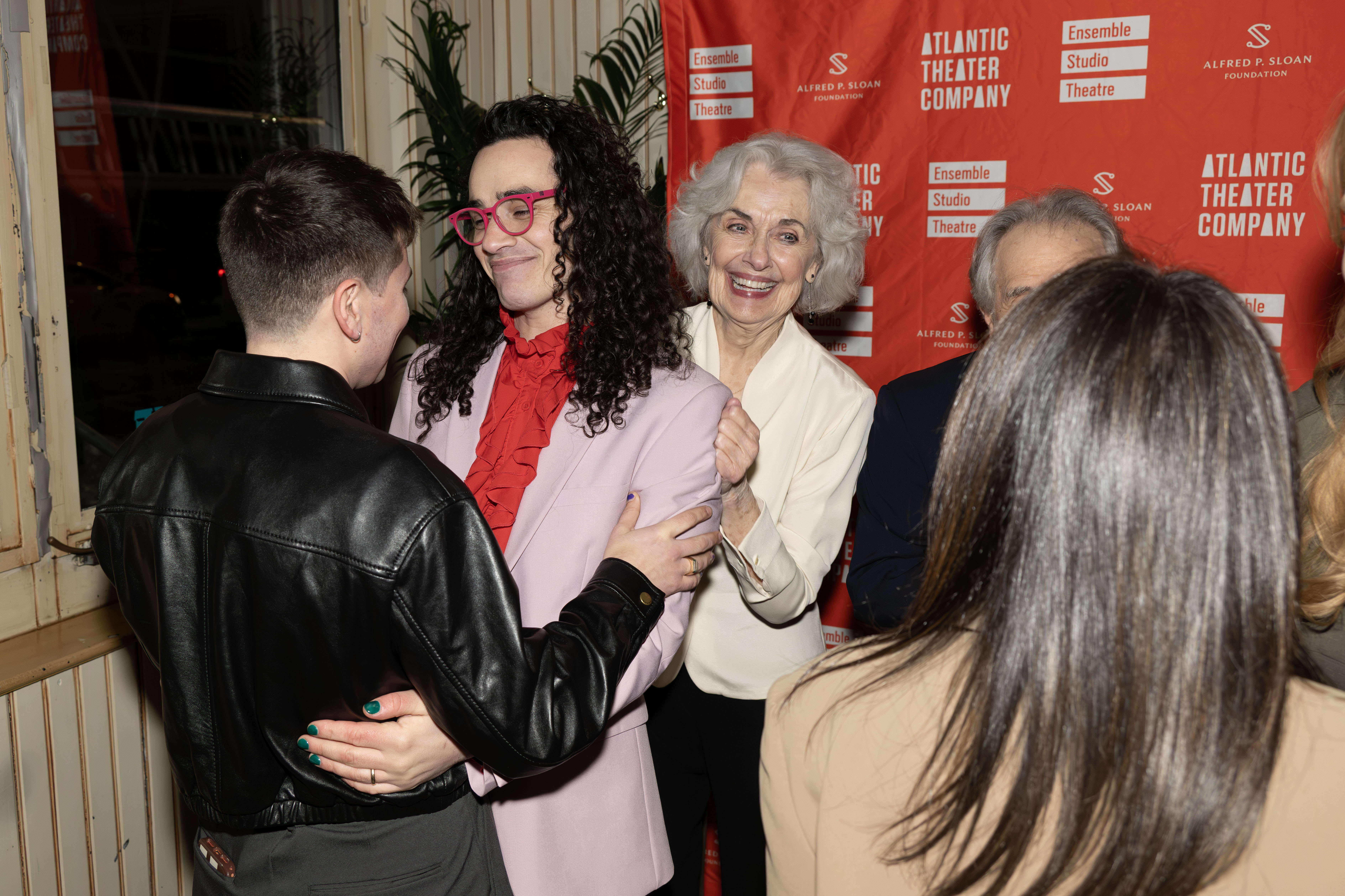 Noah Galvin, Jake Brasch, and Mary Beth Peil