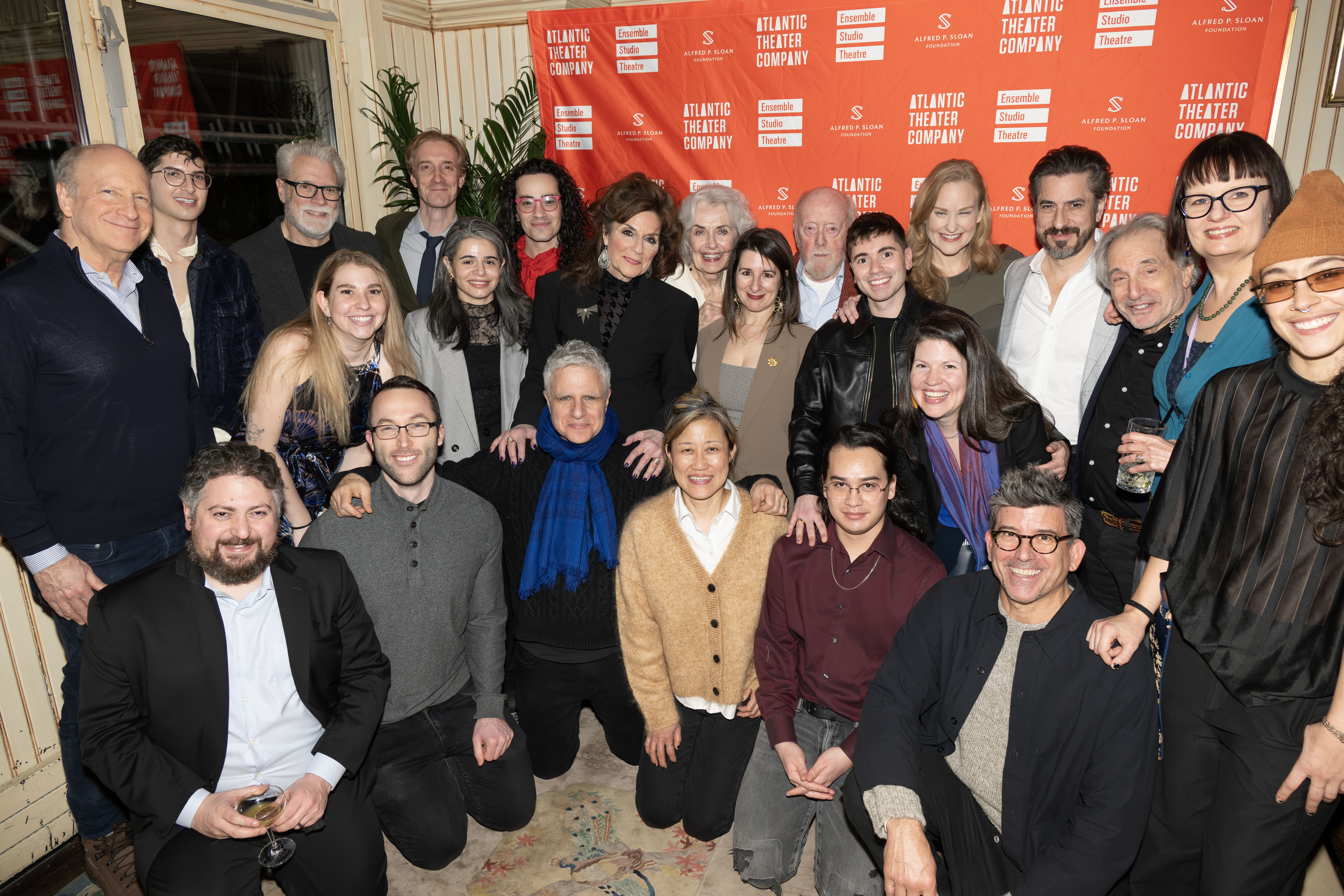 The cast of The Photo Credit: Ahron R. Foster - Reservoir with the design and production teams.