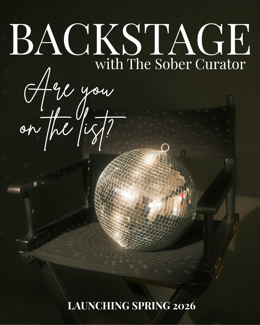 BACKSTAGE with The Sober Curator