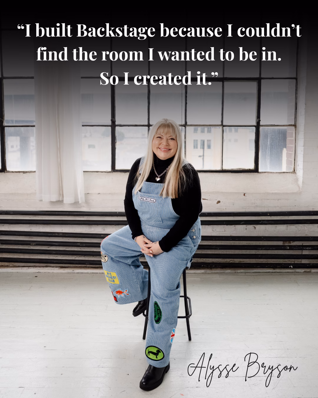 BACKSTAGE with The Sober Curator Alysse Bryson