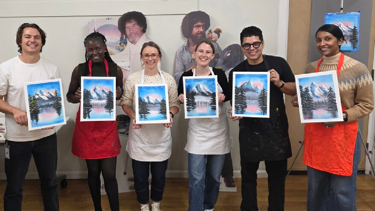 Bob Ross Style Painting Classes NYC