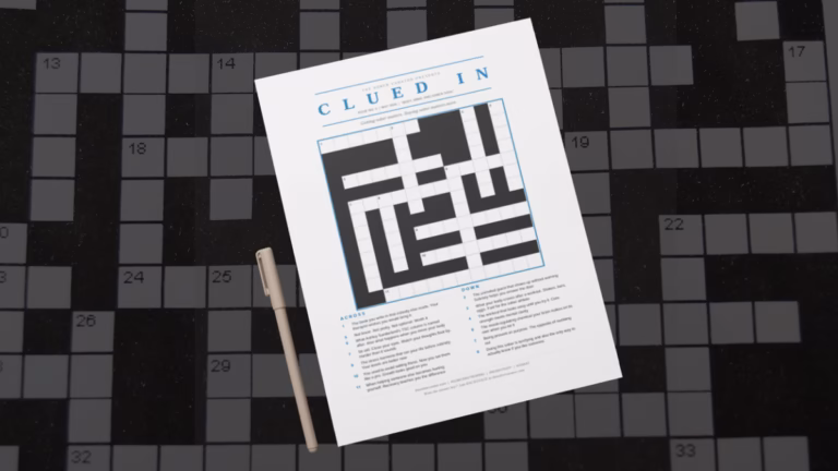 Clued In Issue 3: Body, Mind, and Soul | The Sober Curator Clued In May Sober Crossword Puzzle