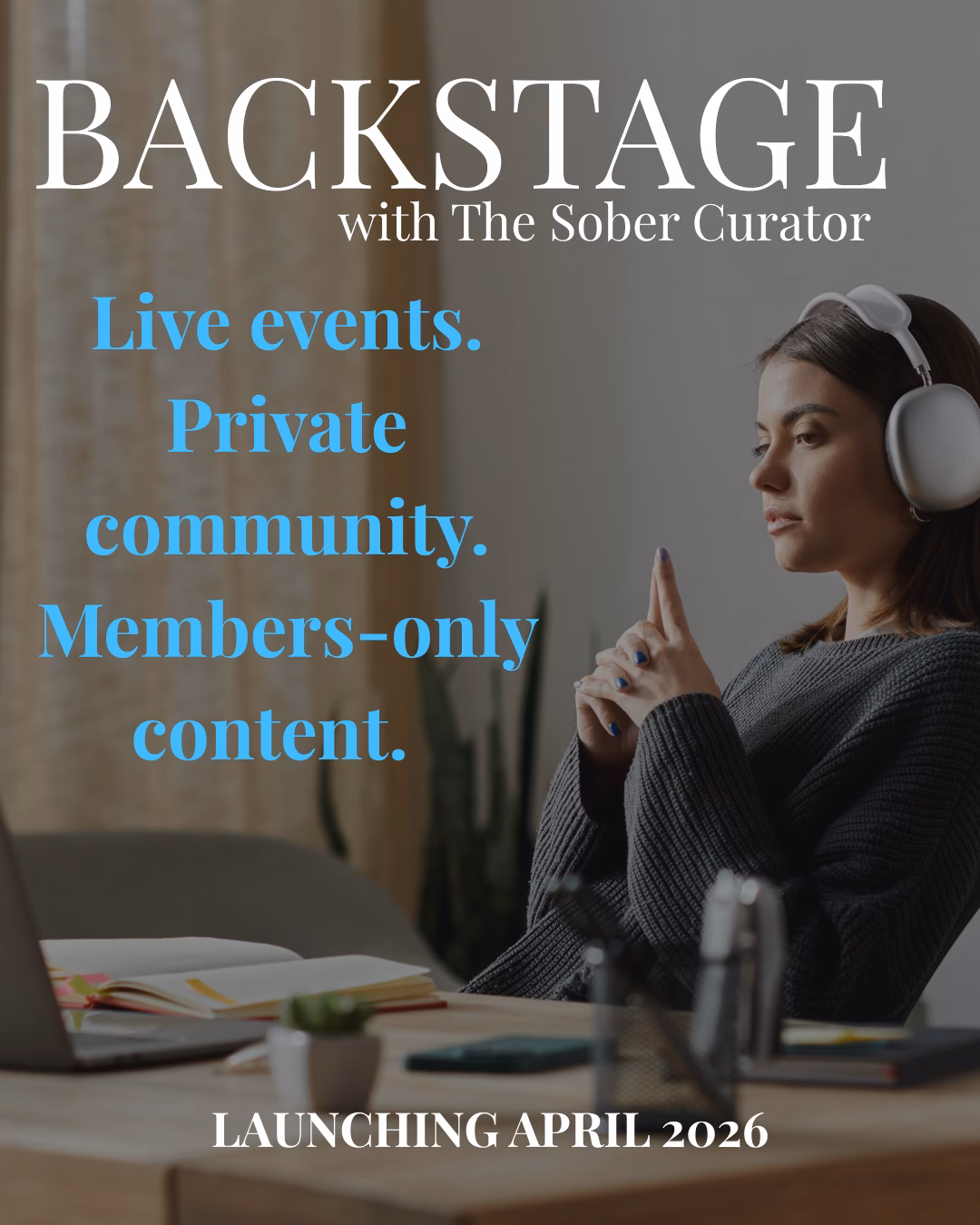 Live sober events private community