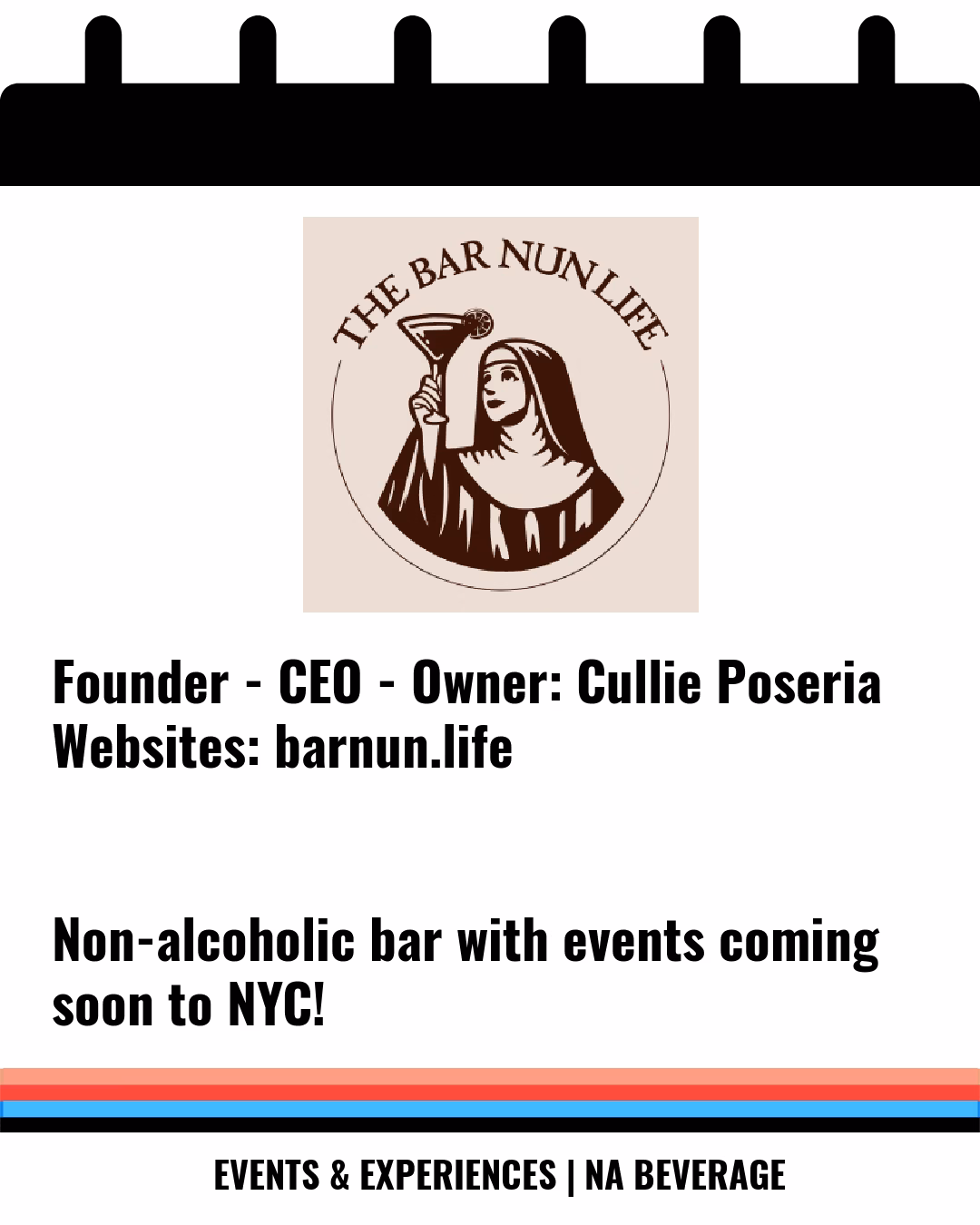 The Bar Nun Life