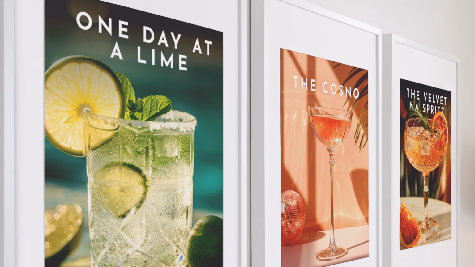 The Golden Hour Recipe Cards: Our Signature Mocktail Collection, Now On Your Wall and In Your Glass The Golden Hour Series (2)