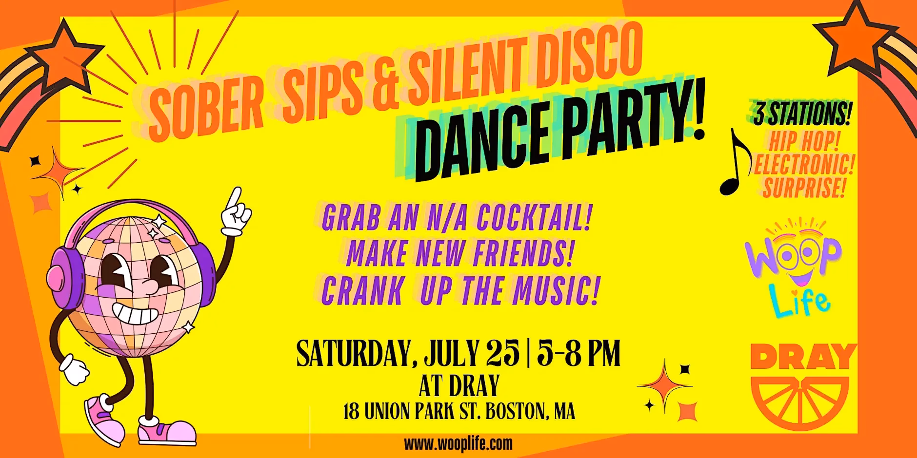 Sober Sips & Silent Disco!