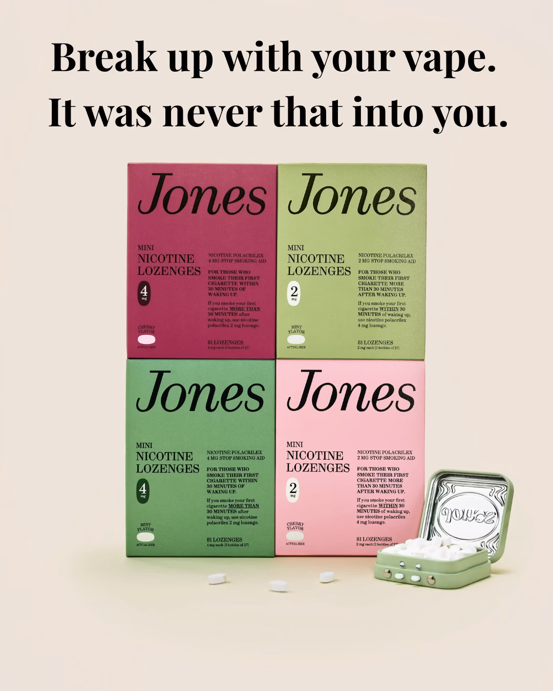 Quit with Jones