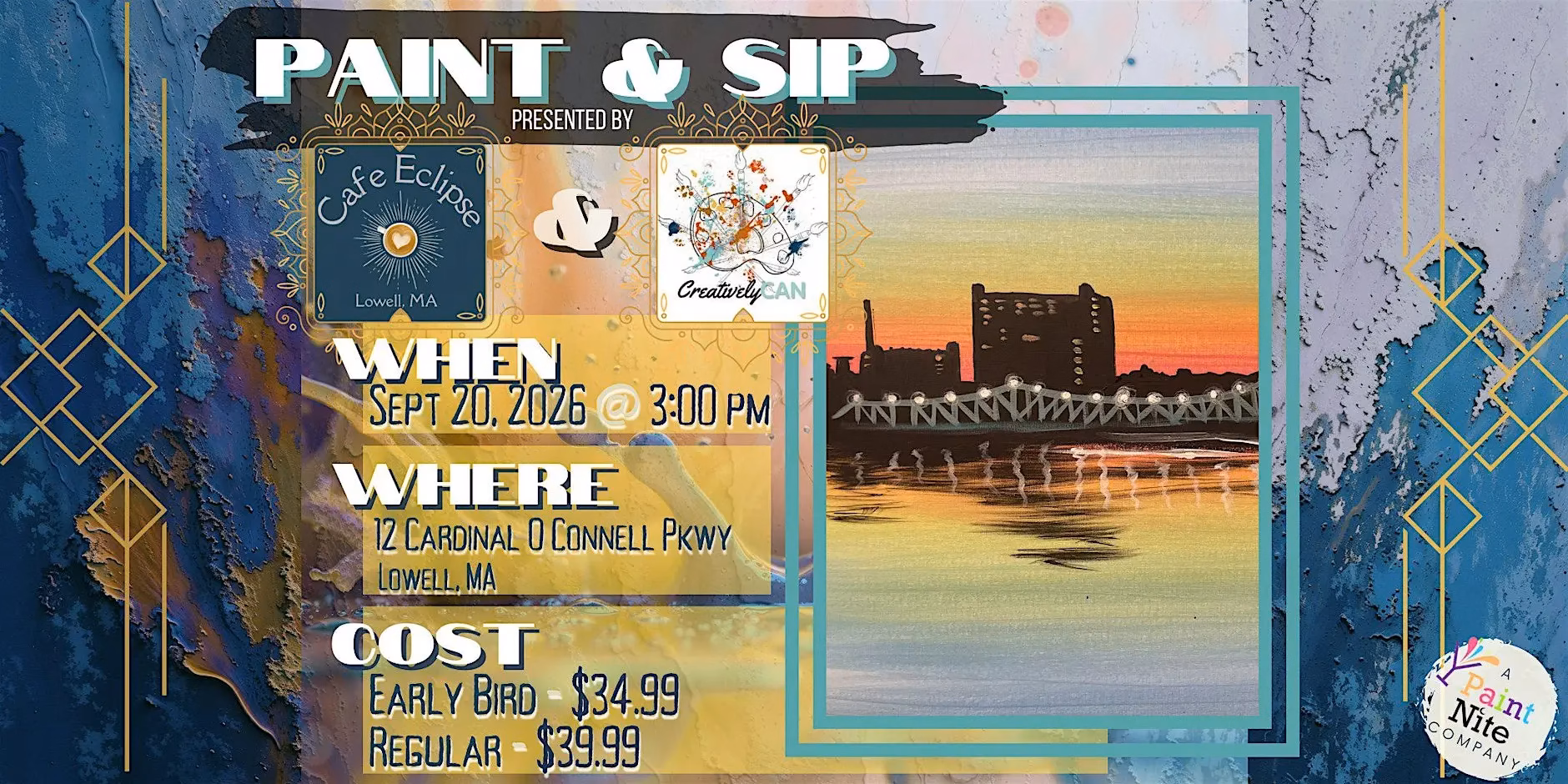 Cafe Eclipse Pride Paint and (Sober) Sip – September