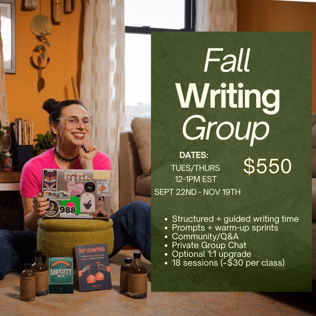Fall Writing Group Instagram Post