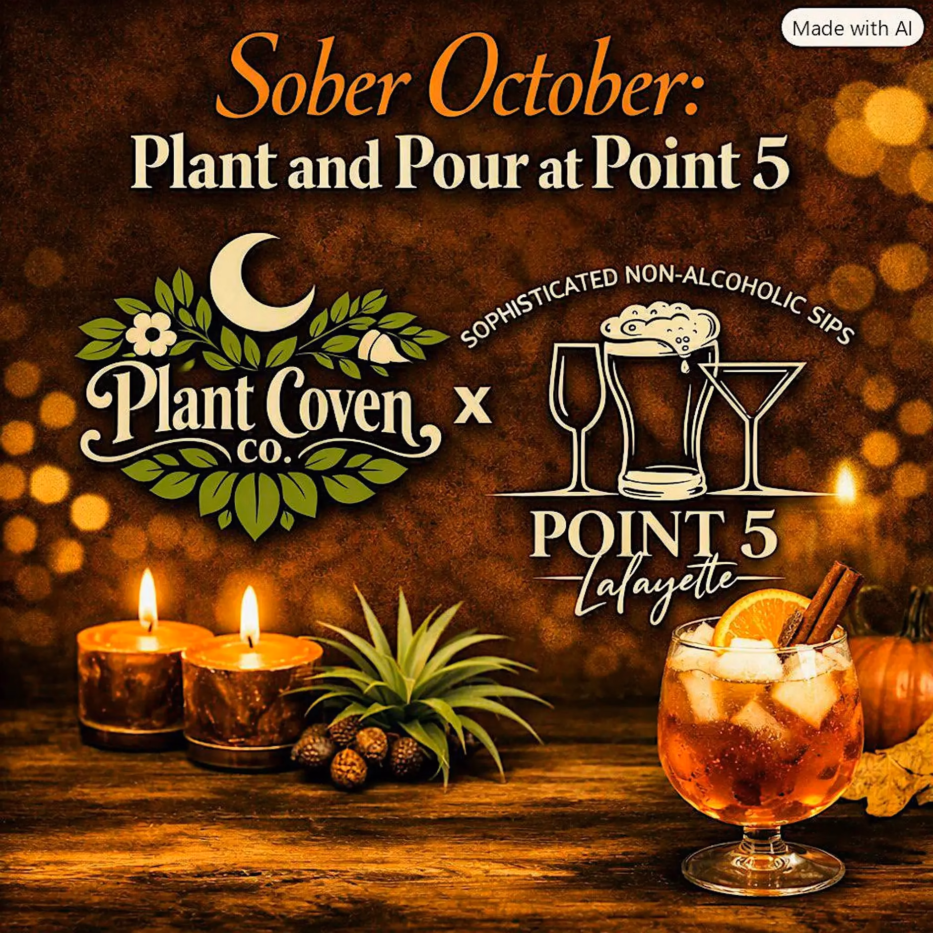 Sober October Plant and Pour